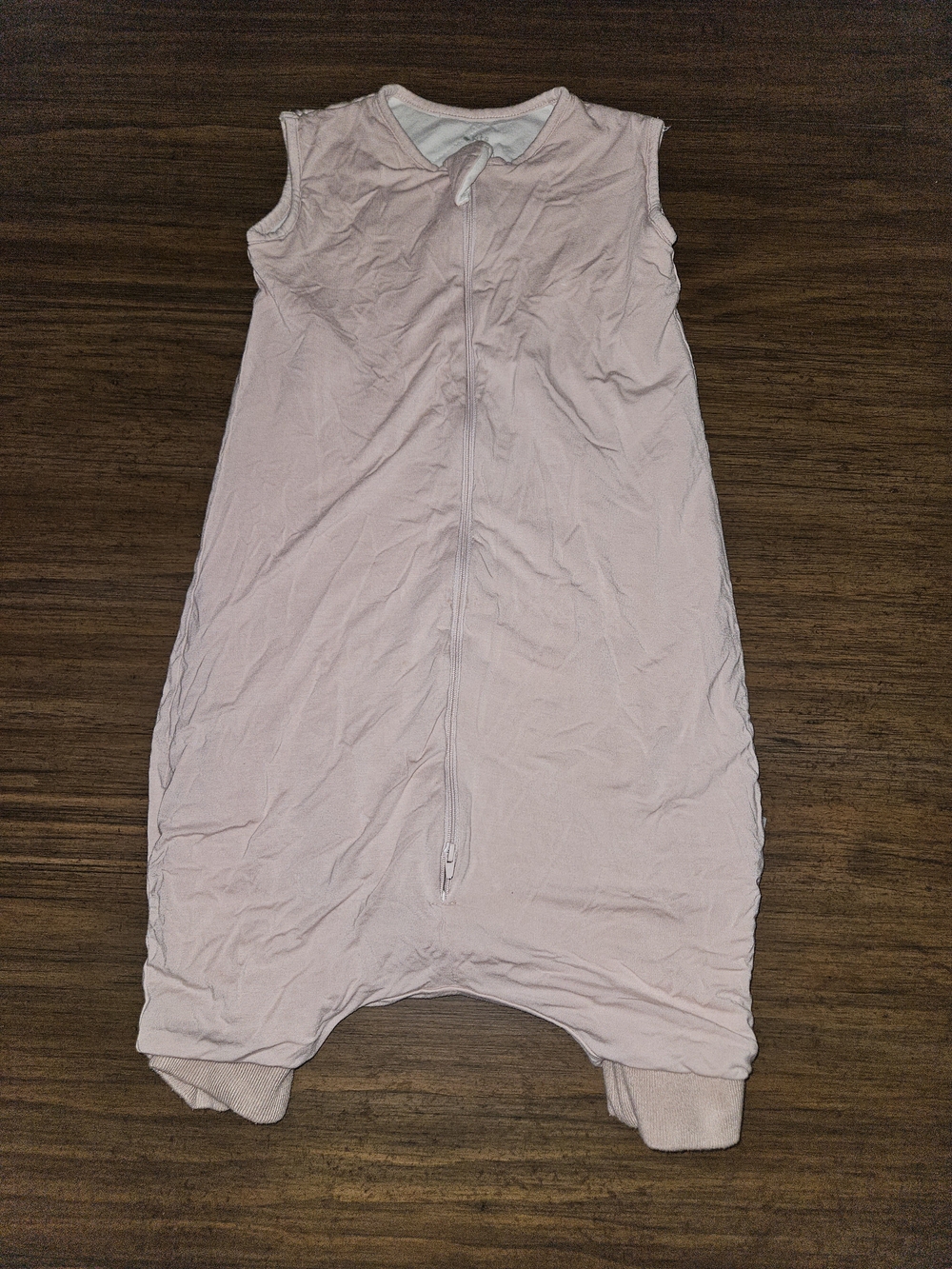 Kyte BABY Pale Pink Sleeveless Zip Front Sleep Sack